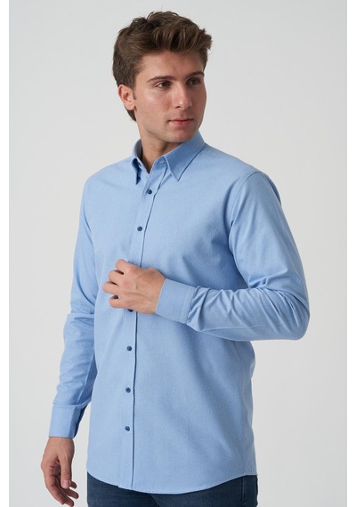 White Stone Câmara De Lobos G2519 Slim Fit Flanel Gömlek Desenli Desenli Çok Renkli