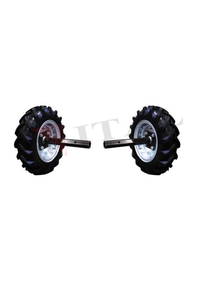 Zebra Çapa Makinesi Dubleks Tekerlek Takımı 400/8 Aks 27mm