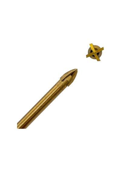 6175 Ok Tipi 4 Elmaslı Cam Fayans Delme Matkap Ucu 9 Mm