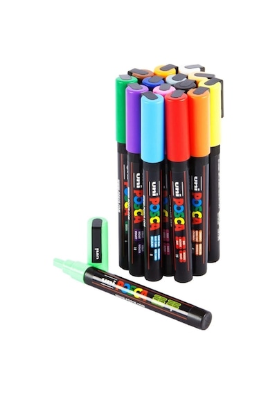 Posca Pc-3m 0.9-1.3mm 15'li Set Karışık