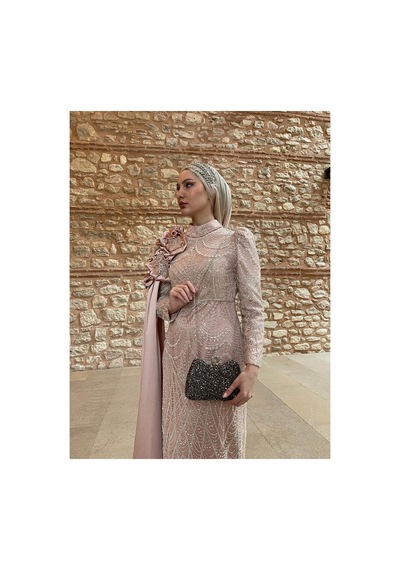 Bukawear Büka Kadın Taşlı Parmak Geçmeli Yüzüklü Şık Abiye Çanta Siyah - 692755073 Siyah