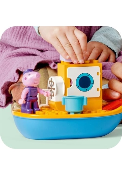 Tekne Gezisi 10432-2 Yaş Ve Üzeri Çocuklar İçin Minifigürü İçeren Eğitici Oyuncak Yapım Seti 23 Parça