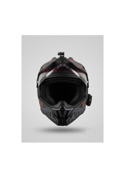 Ls2 Mx702 Pioneer 2 Uyumlu Aksiyon Kamera Aparatı - Kask Çene Bağlantı Aparatı Siyah