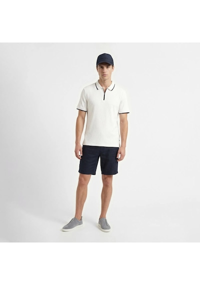 Nautica Regular Fit Polo Yaka Erkek T-shirt K65345t Beyaz