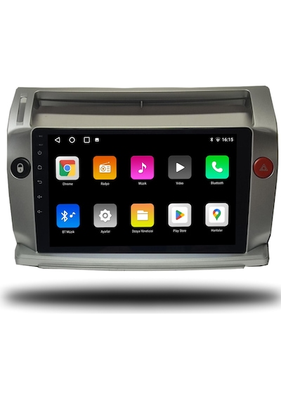 Navmina Citroen C4 Android Carplay Multimedya 2005-2010 6gb Ram + 128gb Hafıza + 4 Çekirdek
