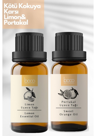 Boco Born In Cosmetics Limon + Portakal Uçucu Yağı 2 x 10 ML