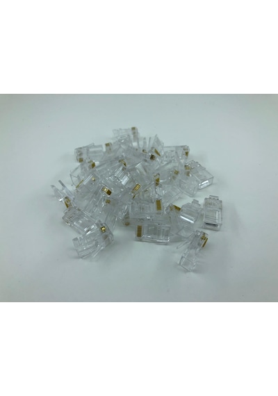Rj-45 8P8C Plug (Soket ) 100'Lü Paket ( Ürün Adınıza Faturalı )