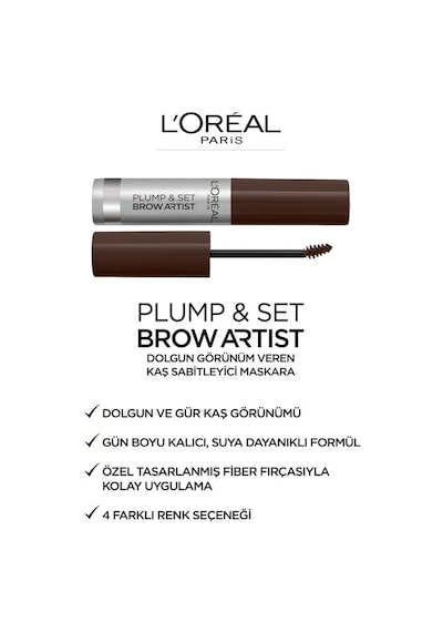 L'Oreal Paris Brow Artist Plump & Set Dolgun Görünüm Veren Kaş Sabitleyici Sarı