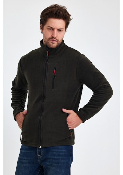 Monox Erkek Outdoor Fermuarlı Polar Ceket 001 Haki