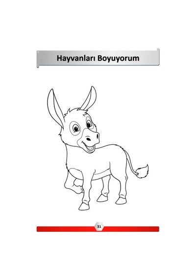 Okul Öncesi 100 Hayvan Boyama Kitabı