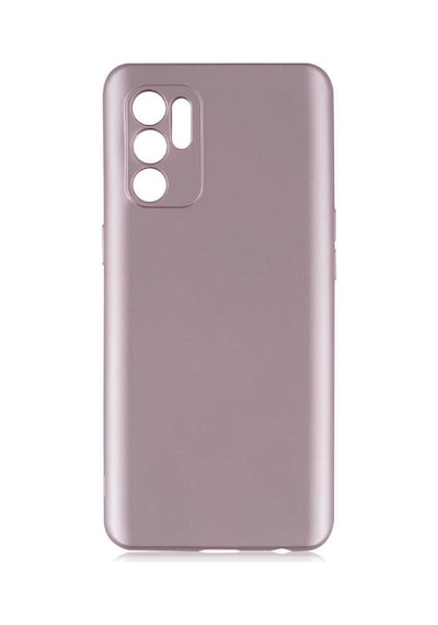 Oppo Reno 6 4g Kılıf Zore Premier Silikon Kapak Rose Gold