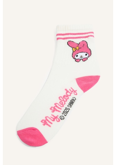 Defacto Hello Kitty And Friends 3lü Desenli Pamuklu Uzun Çorap Kız Çocuk I5347a8nskr1 Çok Renkli-kr1