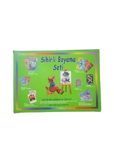 Sihirli Boyamalı Kutu Oyunu.
