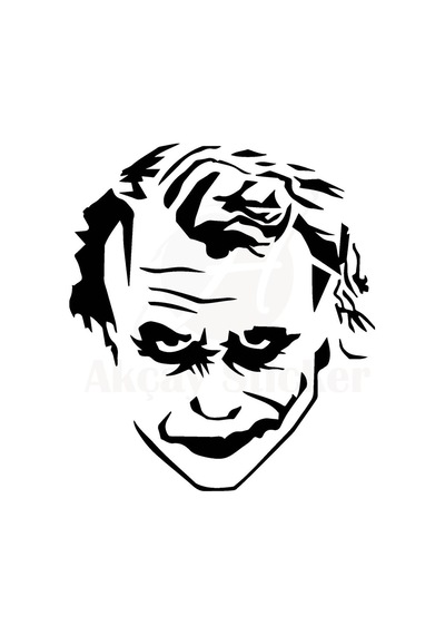 Joker Sticker 10 X 11 Cm