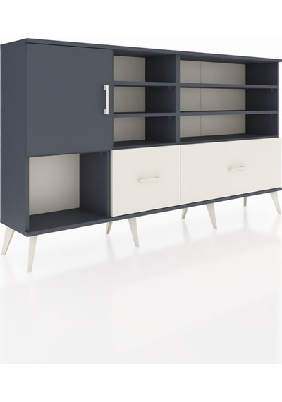 Arges Konsol 8 Raflı 2 Çekmeceli Tek Kapaklı 176x30x99 Antrasit-antrasit/aytaşı Antrasıt/aytası - Antrasıt Arges Konsol 8 Raflı 2 Çekmeceli Tek Kapaklı 176x30x99 Antrasit-antrasit/aytaşı Antrasıt/aytası - Antrasıt