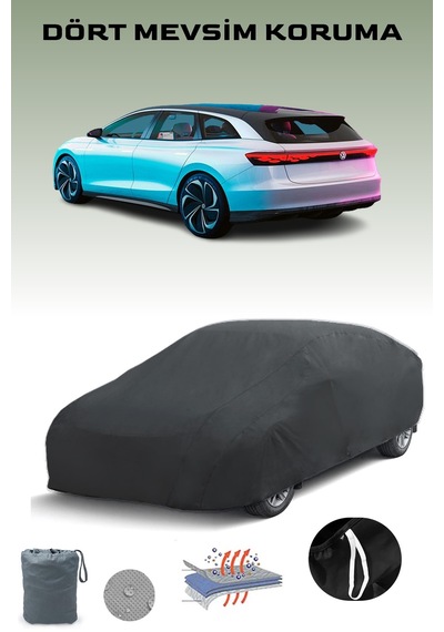 Siyah, Volkswagen Id. Space Vızzıon, Araba Brandası, Oto Örtüsü, Araba Çadırı Siyah
