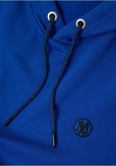 Mavi Logo Nakışlı Kapüşonlu Mavi Erkek Sweatshirt M065809-70896
