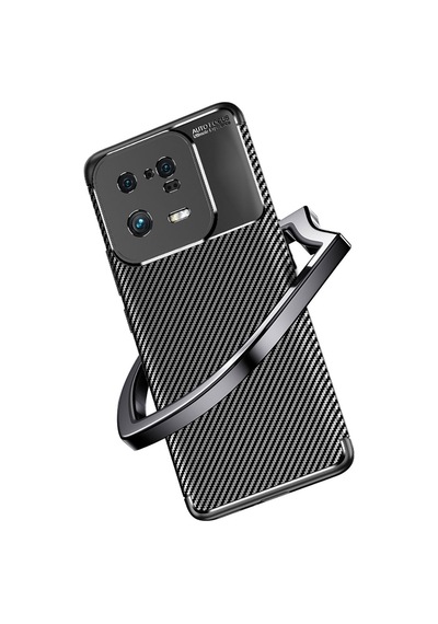 Xiaomi Uyumlu Mi 13 Pro Kılıf Zore Karbon Görünümlü Negro Silikon Kapak