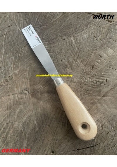 Würth 20mm Çelik Spatula Macun Spatula Kazıma Spatula 2cm Paslanmaz Çelik Gri