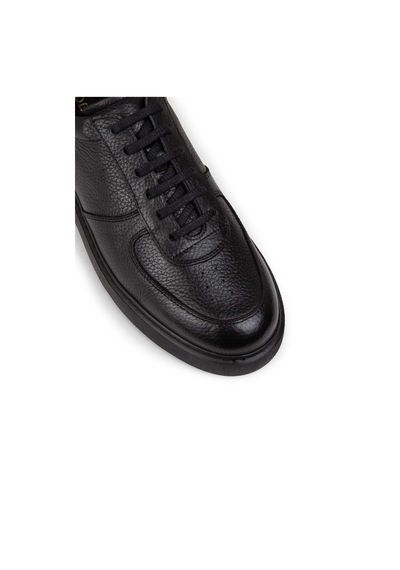 Deery Hakiki Deri Siyah Erkek Sneaker Ayakkabı - 01965msyhe04 Siyah