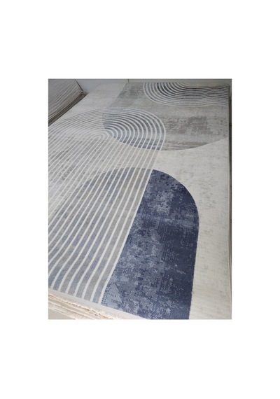 Duru Halı Alves Serisi Akrilik İplik Dokuma 200x290 6m2 Halı Gri/lacivert
