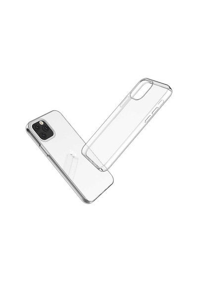 Goocamp Apple Uyumlu iPhone 12 Pro Süper Silikon Kılıf renksiz Renksiz