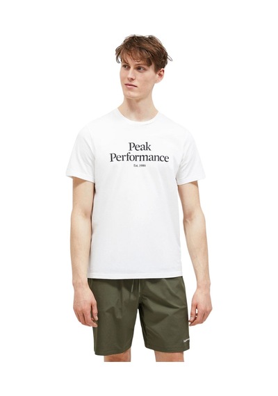 Peak Performance Peak Performance Original Erkek Beyaz Tişört 9844 Çok Renkli