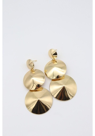 Çelik Küpe 14 K-17224 60mm Çok Renkli