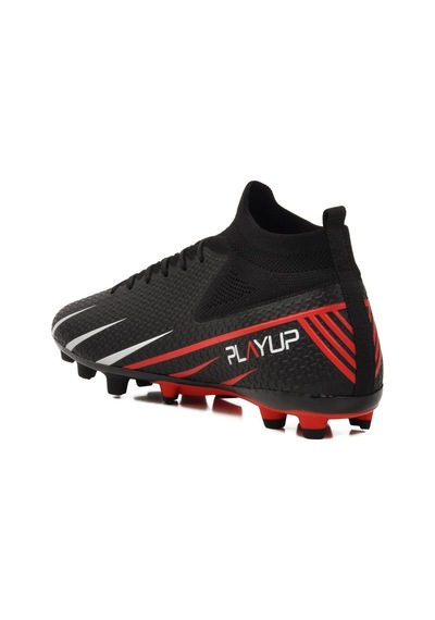 Playup Siyah Çoraplı Erkek Krampon Mk-251-143 M Siyah - Kırmızı