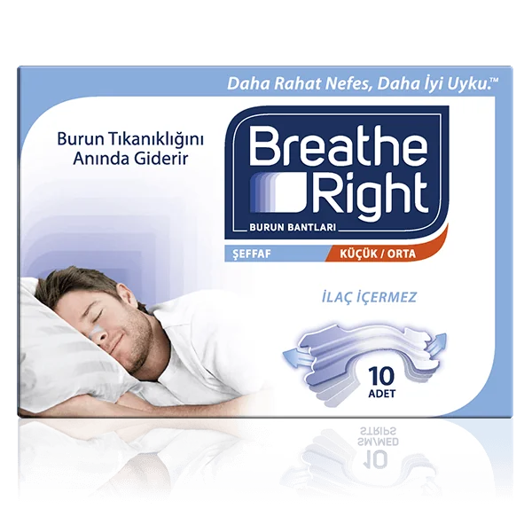 Breathe Right Burun Bandı Orijinal Küçük-Orta 10'lu