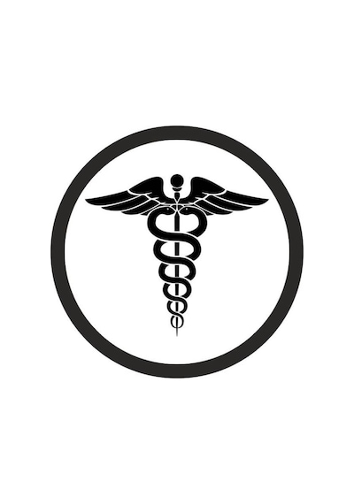2 Adet Doktor Logosu Sticker Yapıştırma 10 Cm Renkli Su Geçirmez