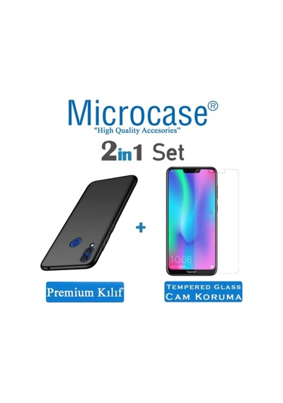 Huawei Honor 8C Premium Matte Silikon Kilif + Cam (Seçin) 344072560
