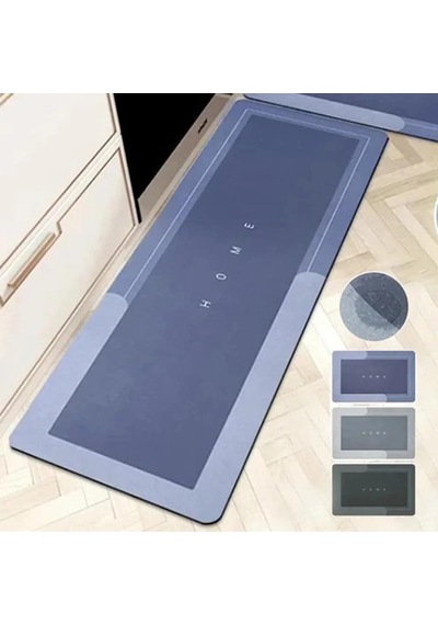 Tr Banyo Paspası-kaymaz Tabanlı-süper Emici Banyo Paspası-abdest Paspası-uzun Mavi 50 120 Mavi Diğer
