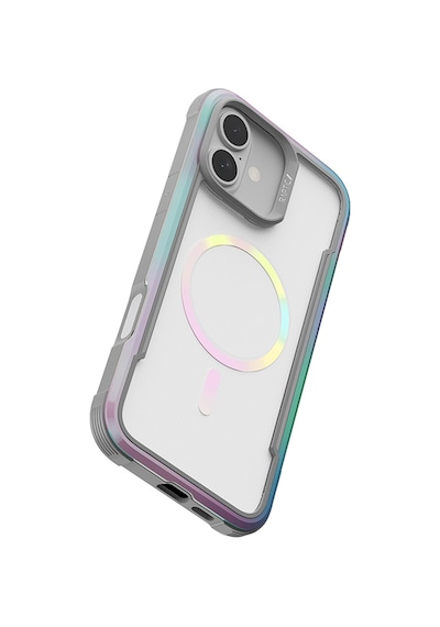 Apple Uyumlu iPhone 16 Pro Kılıf Magsafe Airbagli Raptic Shield 2.0 Serisi Şeffaf Arka Yüzey Kapak Beyaz