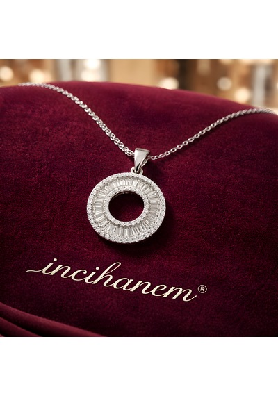 İncihanem Parıltı Çemberi Kolye Gümüş