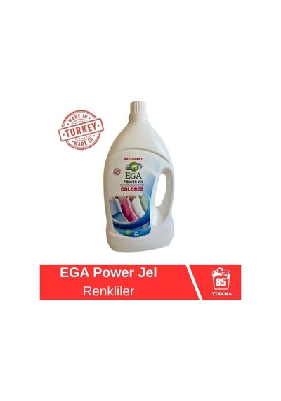 Ega Kimya Power Jel Renkli Sıvı Yıkama Deterjanı 3900 ML
