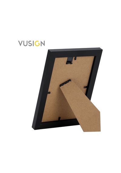 Vusıgn Mdf Siyah Masaüstü Ve Duvar Askılı Çerçeve Fotoğraf Çerçevesi 3'lü Set
