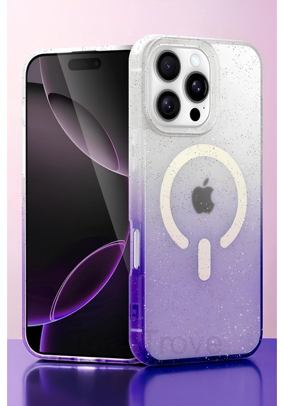 Apple iPhone 16 Pro Max Uyumlu Pummel Shiny Magsafe Kapak