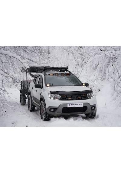 Renault Duster Hs 2014-2017 Trx1 Carrier Kilitli Ara Atkı Taşıyıcı Tavan Barı Gri