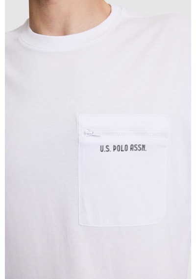 U.s. Polo Assn. Erkek Beyaz Tişört 50326949-vr013