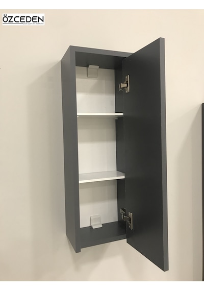 Çok Amaçlı Banyo Mutfak Dolabı 70Cm Mdf Antrasit Gri Mat Renkli (546030482) Antrasit