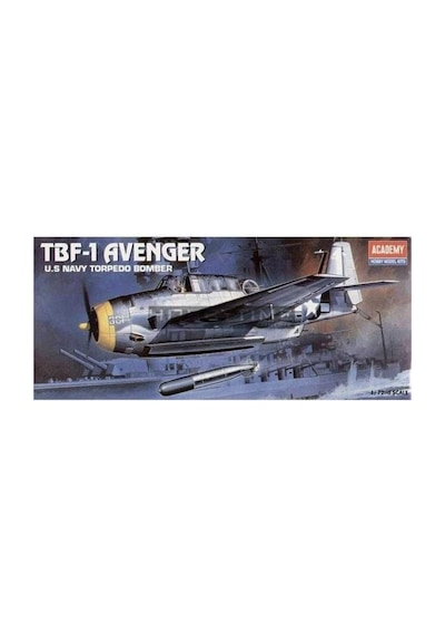 1/72 Tbf-1 Avenger Uçak Maketi, Academy 12452