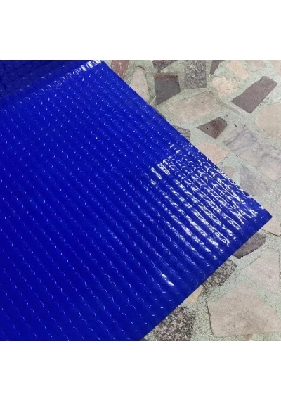 Pvc Desenli Zemin Kaplama Muşambası 3mm 1x5 Metre Kaymaz Araç Konteyner Oto Taban Kaplaması Mavi