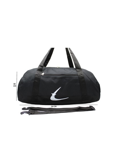 Msmixxstore Siyah Renk Suya Dayanıklı Kumaş Seyahat Spor Gym Ve Fitness Çantası Siyah