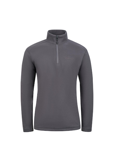 2as Cedric Erkek Yarım Fermuarlı İnce Polar Sweatshirt Antrasit Antrasit