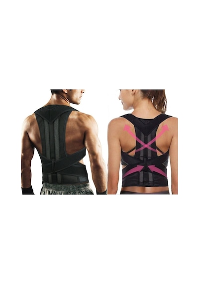 Dik Duruş Korsesi Balenli Unisex Kamburluk Önleyici Korse Medikal Korse