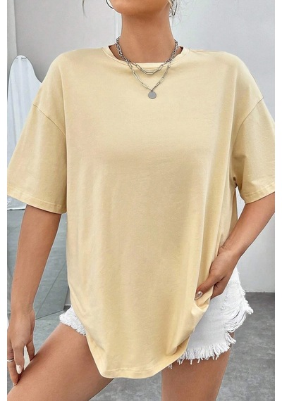 Unisex Is Not Just Tasarım Tshirt Bej