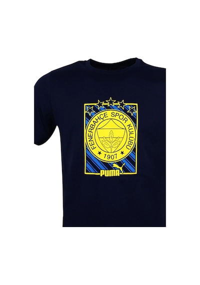 Fenerium Puma Fenerbahçe Logo Lacı Tshırt Uv Ahşap Kutu Lacivert