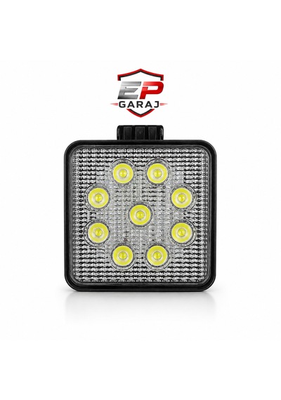 Nıken 9 Led Kare Çalışma Lambası Güçlü Aydınlatma 0