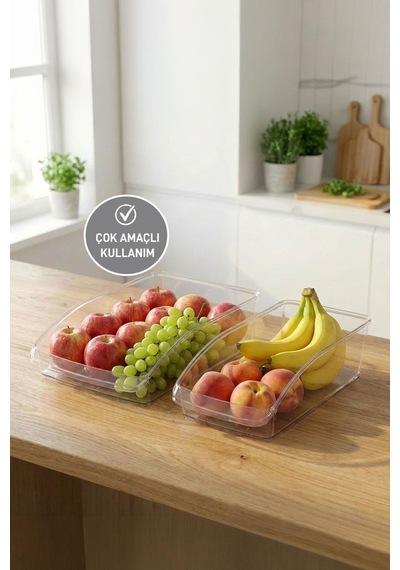 2'li Organizer Düzenleyici Şeffaf